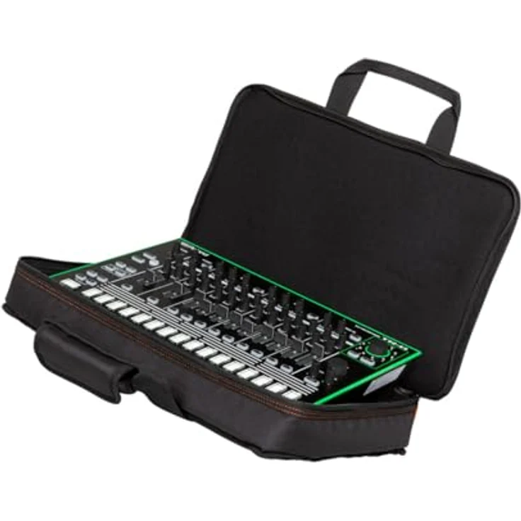 Roland CB-BTRMX, DJ Case für TR-8S, TR-8 und MX-1, leichter Schutz mit robustem Außenmaterial, schwarz-orange – Bild 5