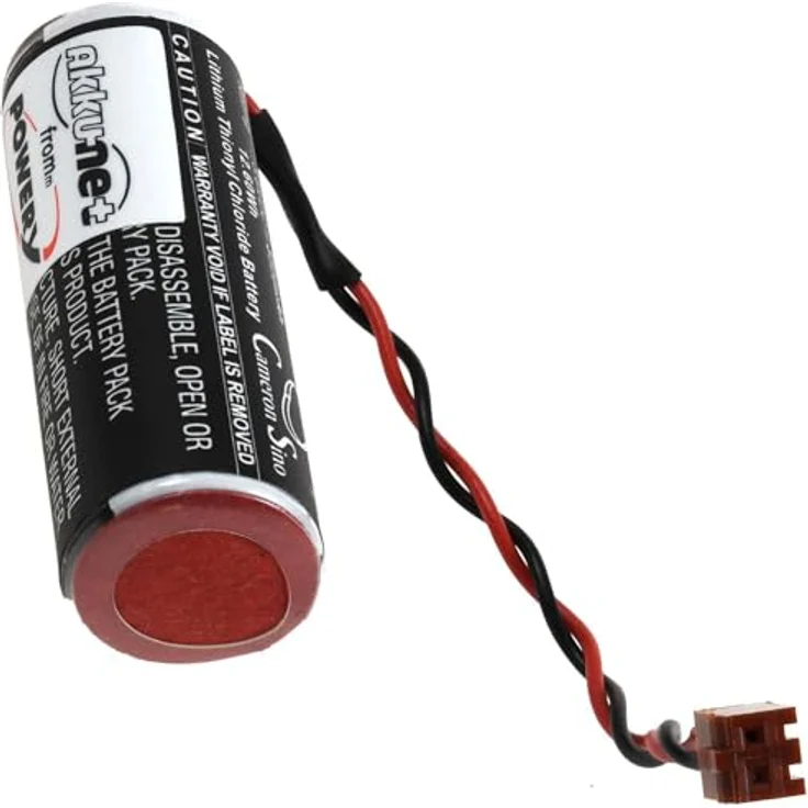 Powery SPS-Lithiumbatterie für Omron Typ CS1W-BAT01, 3,6V 3500mAh Li-SOCl2 – Bild 2