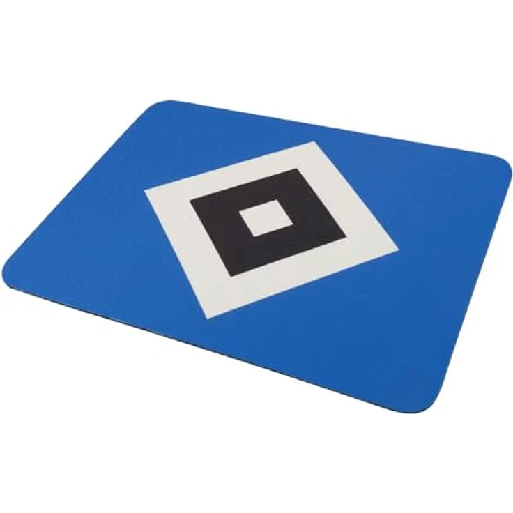 Hamburger SV HSV Mousepad Raute, gummiert, Größe ca. 29 x 19 cm, aus Schaumstoff – Bild 1