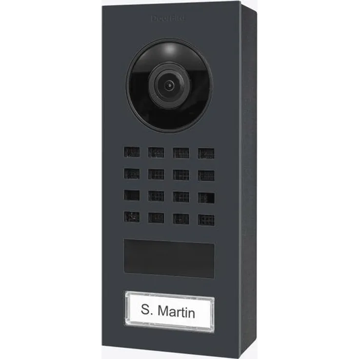 DoorBird D1101V, IP Video Türsprechanlage mit 1080p Ultra-Weitwinkel, 150° Sichtfeld, bidirektionalem Audio und IR-Technologie
