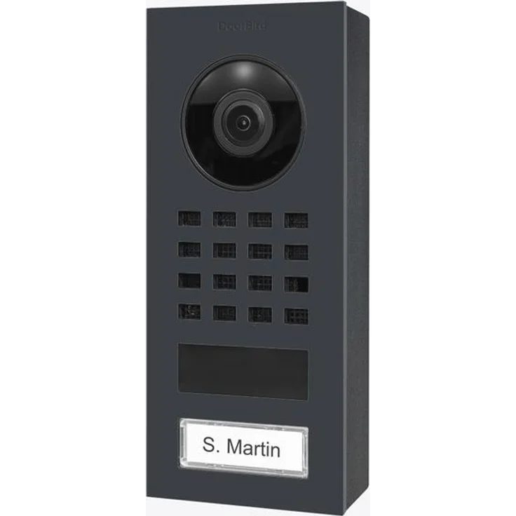 DoorBird D1101V, IP Video Türsprechanlage mit 1080p Ultra-Weitwinkel, 150° Sichtfeld, bidirektionalem Audio und IR-Technologie
