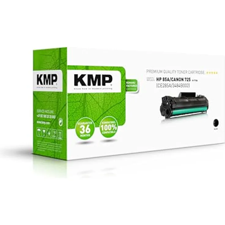 KMP Tonerkartusche H-T155, ersetzt HP 85A, schwarz, ca. 1.900 Seiten bei 5% Deckung