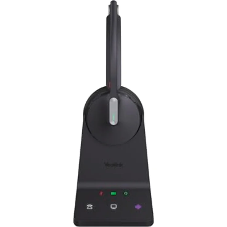 Yealink WH64 Mono UC Headset inkl. Basisstation - DECT und Bluetooth, Acoustic-Shield-Technologie, bis zu 26 Stunden Gesprächslaufzeit – Bild 3
