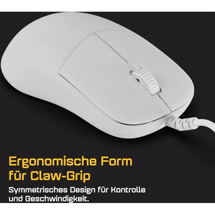 Endgame Gear XM2 8k v2 Gaming-Maus, kabelgebunden, 8.000 Hz Polling-Rate, ultraleicht mit 52 g, White Frost – Bild 5