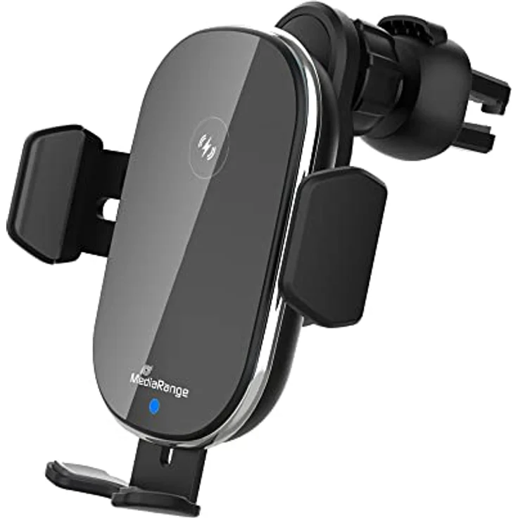 MediaRange KFZ-Schnellladest. 15W, kabelloses Ladegerät für Auto mit Halterung für Lüftungsgitter, inkl. 90 cm USB-Kabel – Bild 5