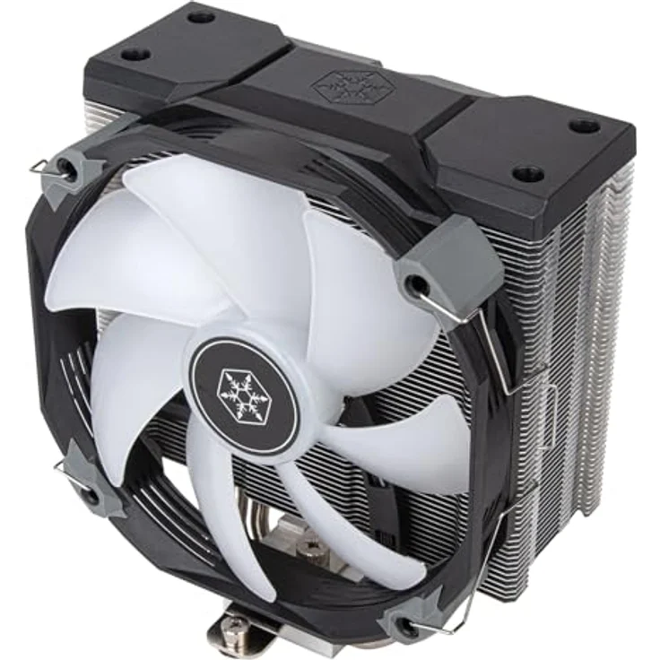 Silverstone SST-ARV140-ARGB CPU Cooler mit 6x4 Heatpipes, 140 mm, für Intel und AMD, Schwarz – Bild 5