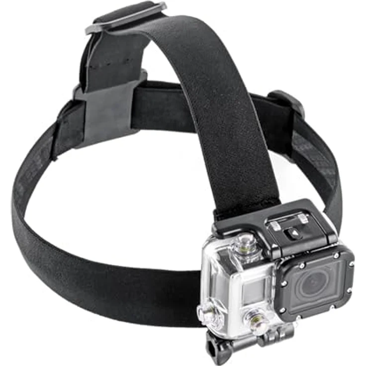 ayex Kopfband-Halterung Head Strap Mount, verstellbar und rutschsicher, kompatibel mit GoPro Kamera für Sportaufnahmen – Bild 5