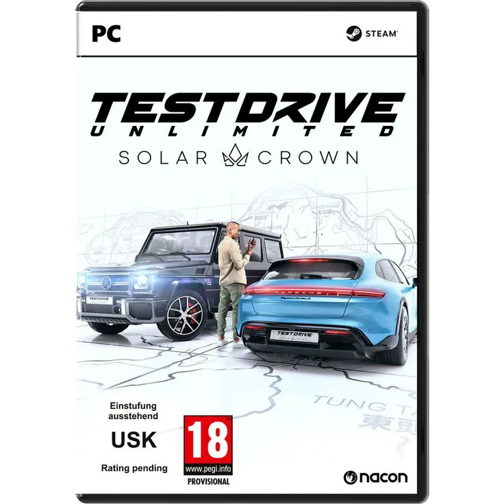 Nacon Test Drive Unlimited Solar Crown PC, Rennspiel für PC mit Blu-ray Disc und Steam Downloadplattform