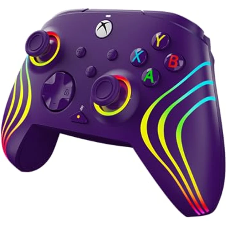 PDP Xbox Afterglow Wave Kabelgebundener Controller Lila – Bild 4