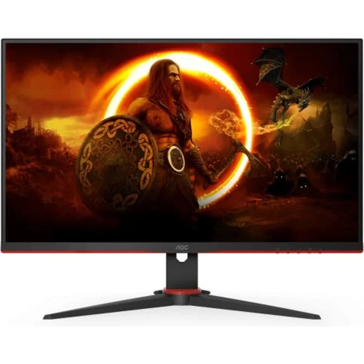 AOC Gaming Q27G2E - 27 Zoll QHD Monitor, 155 Hz, 1 ms MPRT, FreeSync Premium (2560x1440, HDMI, DisplayPort) schwarz/rot – Bild 2
