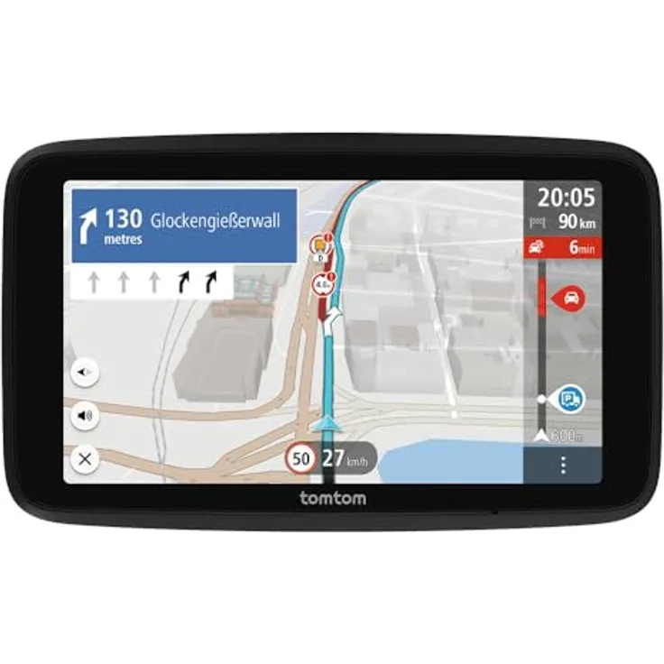 TomTom GO Professional, GPS-Navigationsgerät für Lkw mit 5" Touchscreen, 32 GB Speicher, Wi-Fi, Bluetooth, Europa-Karten und Sprachsteuerung