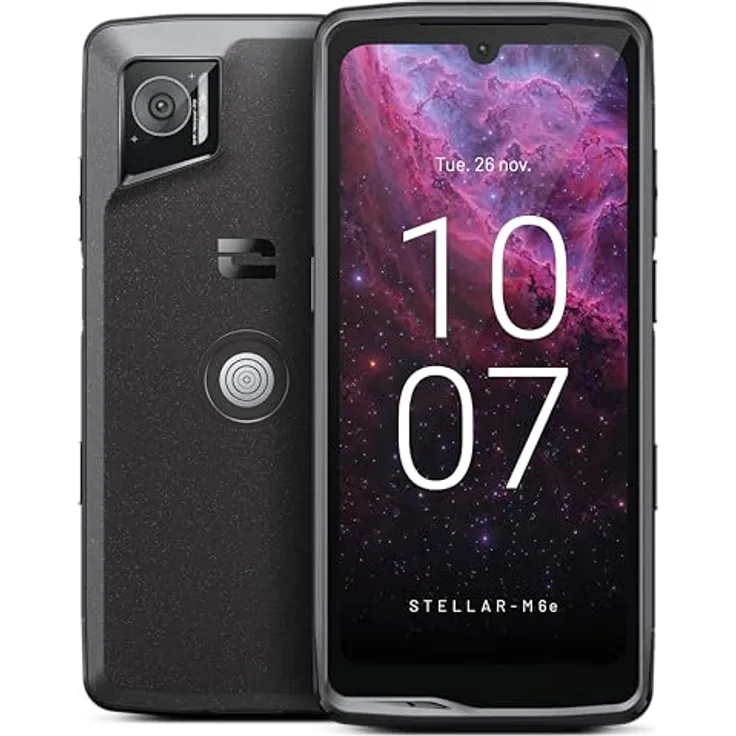 CROSSCALL Stellar-M6E 5G Smartphone, 6,088-Zoll Display, 64 GB Speicher, IP68 wasserdicht - Schwarz