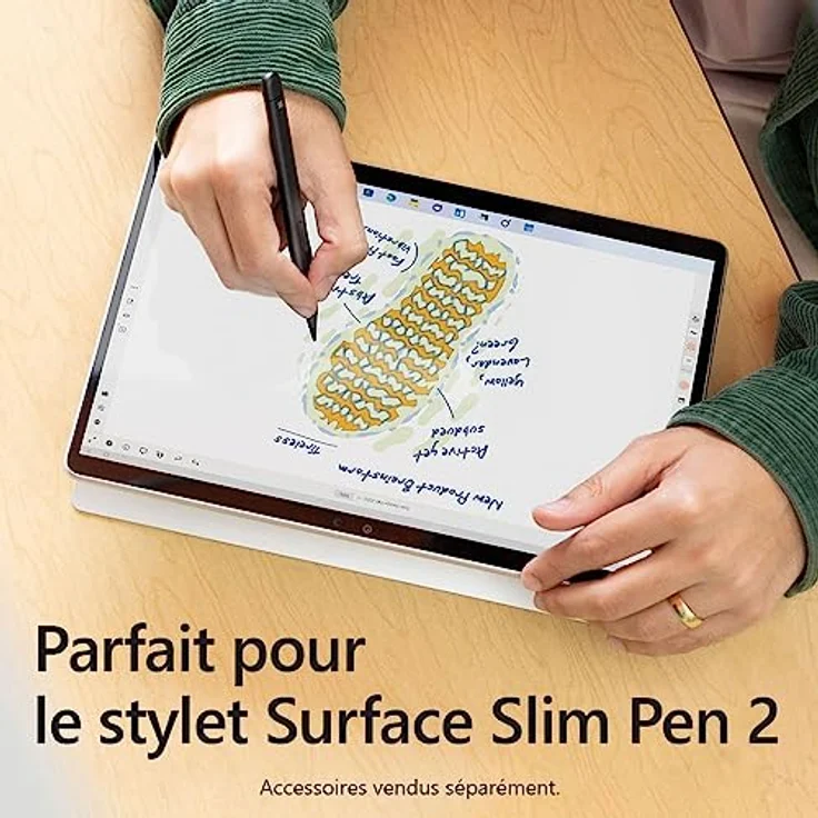 Microsoft Surface Pro 9, i5, 8GB RAM, 256GB SSD, Win 11 Home, 13 Zoll 2-in-1 Tablet/Laptop, Platin, powered by Intel Evo Plattform – Bild 5