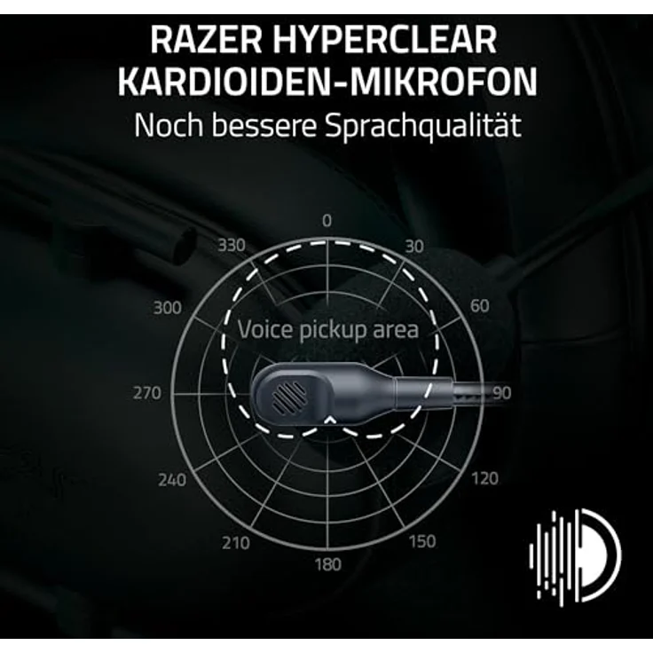 RAZER BlackShark V2 X Xbox Gaming-Headset (Noise-Cancelling) in schwarz – Bild 3