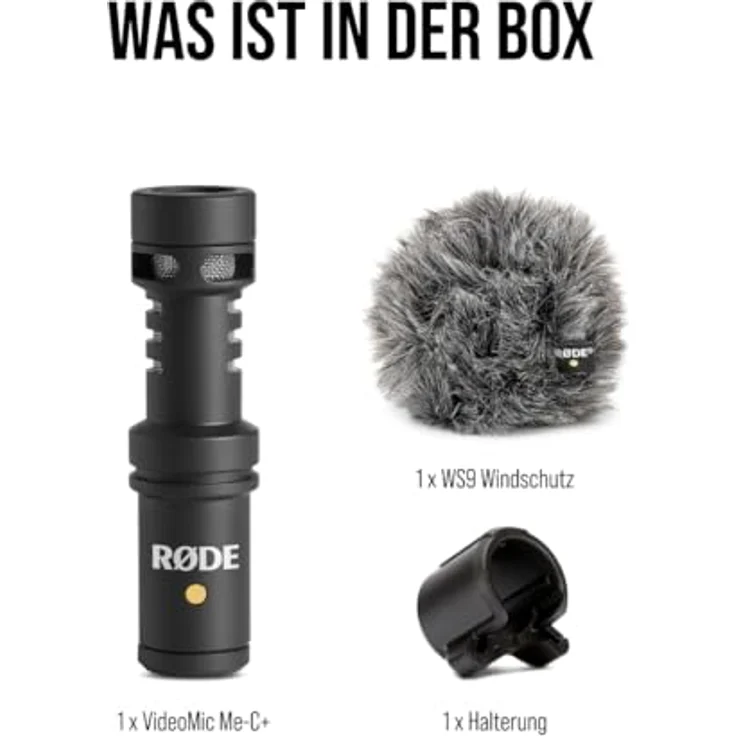 RØDE Videomic Me-C+ Kondensator-Richtmikrofon für iOS und Android Smartphones in Schwarz – Bild 6