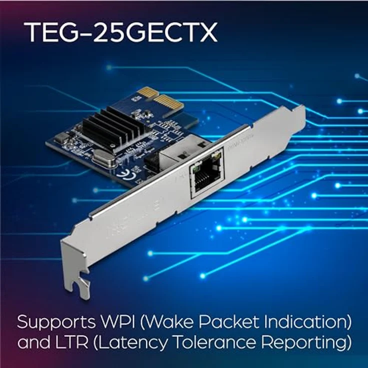 TRENDnet TEG-25Gectx PCIe Adapter 2.5Gbase-T – Bild 10