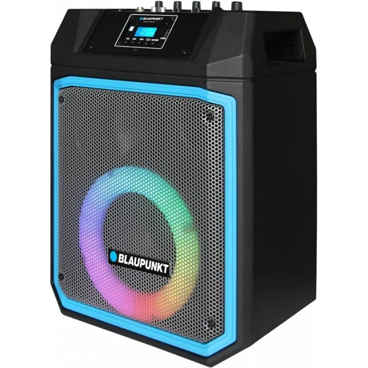 Blaupunkt MB06.2 Tragbarer Bluetooth Lautsprecher, 500 W, Akkubetrieb, 4 h, FM-Radio, Schwarz-Blau