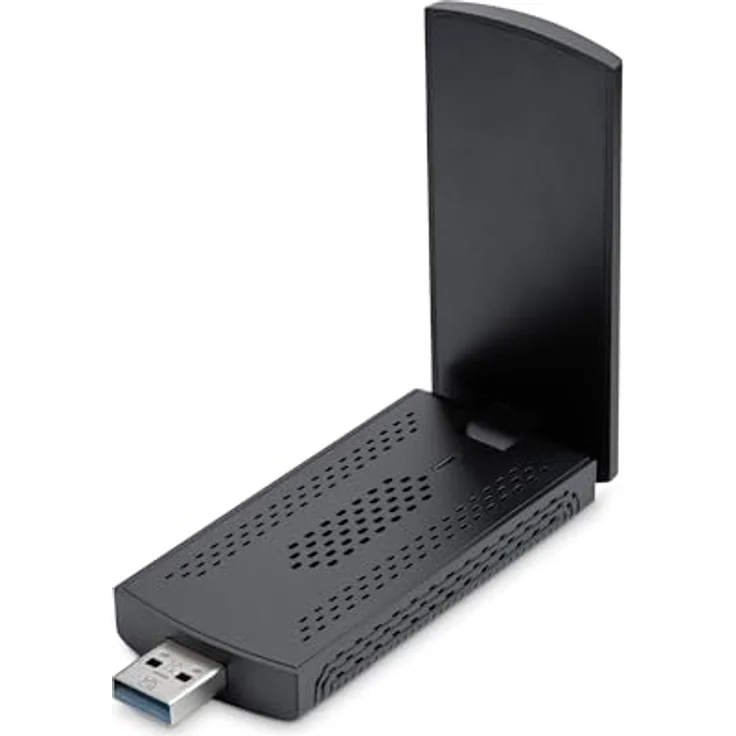 StarTech.com WiFi 6E USB 3.0 Adapter/Dongle, Tri-Band 2.4/5/6GHz, 5400Mbps Wi-Fi 6E für Windows 11/10, Schwarzer USB Adapter – Bild 3
