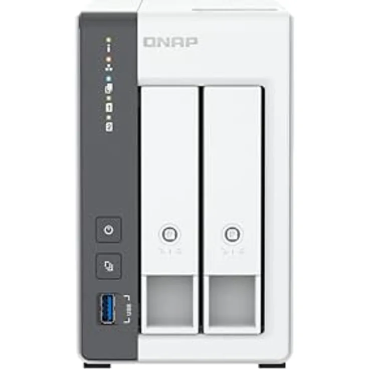 QNAP - NAS DT 2-Bay ARM 4C 2GHZ 2XSATA 6GB/S 3.5/2.5IN 4GB RAM 1XGBE 1X2.5GBE, Externe Festplatte TS-216G - Preisvergleich