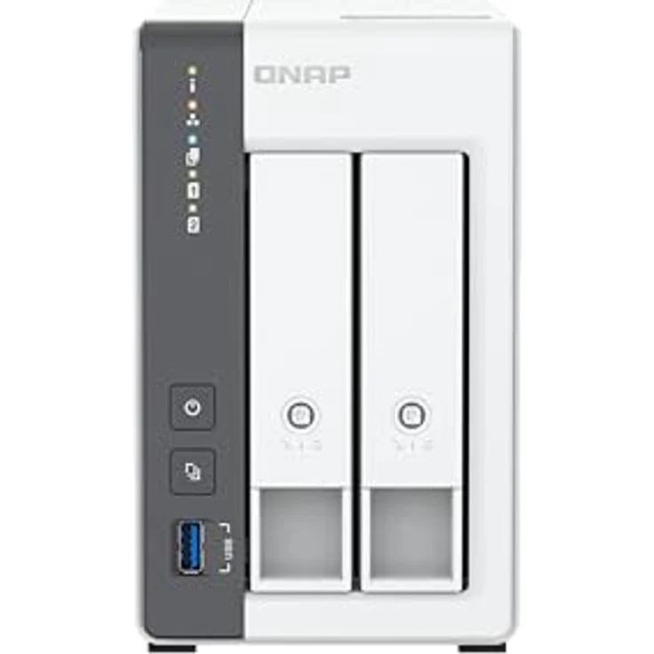 QNAP - NAS DT 2-Bay ARM 4C 2GHZ 2XSATA 6GB/S 3.5/2.5IN 4GB RAM 1XGBE 1X2.5GBE, Externe Festplatte TS-216G - Preisvergleich – Bild 1