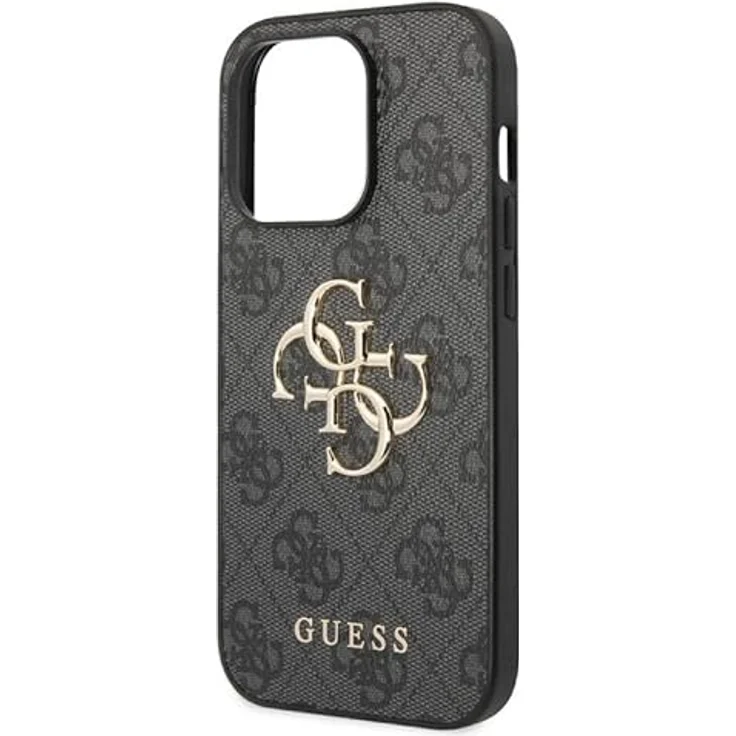 Guess GUHCP14X4GMGGR hülle für iPhone 14 Pro Max 6,7" grau/Grey hardcase 4G Big Metal Logo – Bild 4