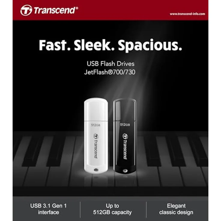 Transcend 128GB JetFlash 700 USB 3.1 Gen 1 USB Stick TS128GJF700 – Bild 3