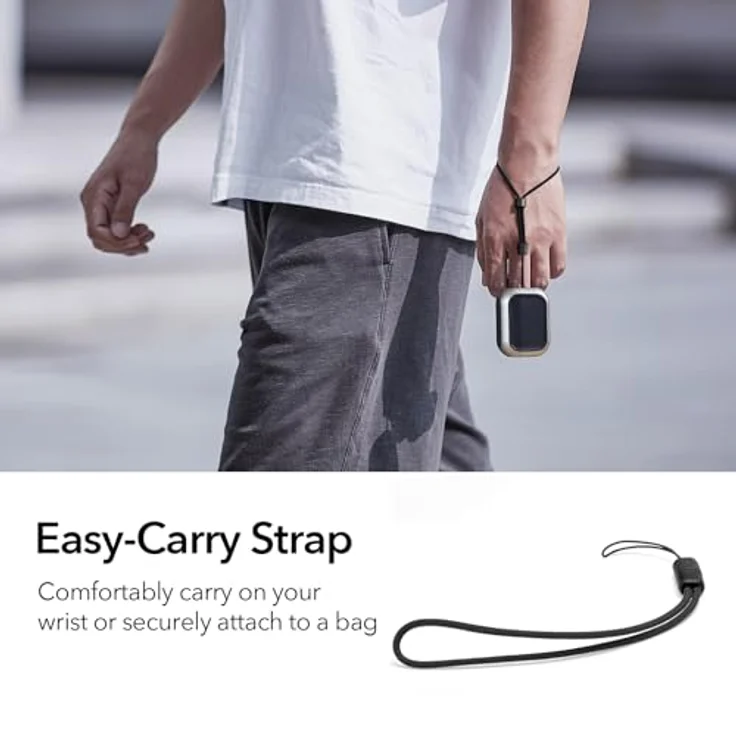 ESR AirPods Pro 2 Hülle mit HaloLock, MagSafe Ready, USB-C/Lightning - Titan – Bild 5