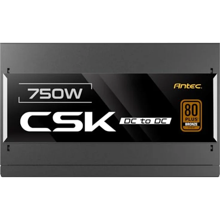 Antec CSK750DC EC 80+ Bronze ATX Netzteil, 750 W, DC-to-DC Architektur, Schwarz – Bild 5