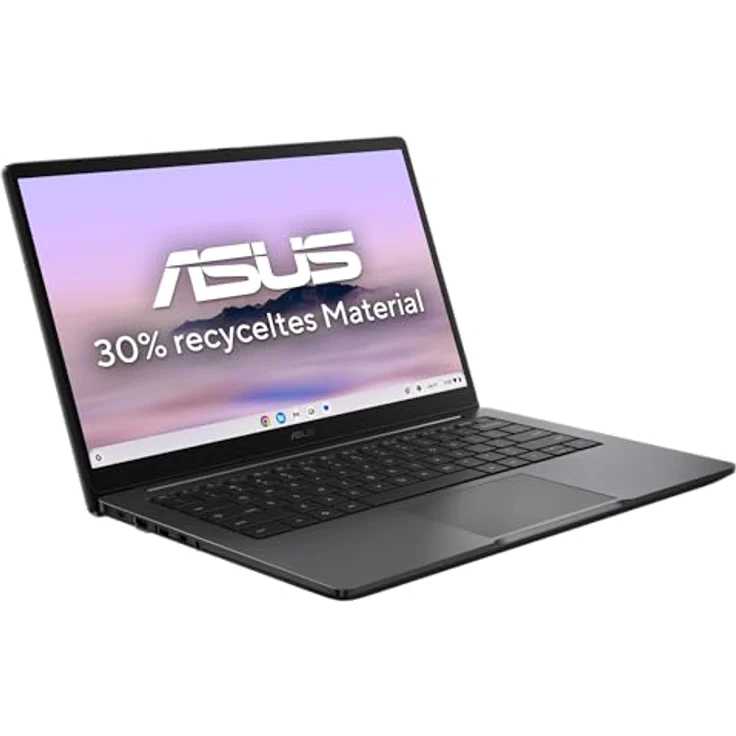 ASUS Chromebook Plus CX14 CX1405CTA, 14" FHD IPS Display, Intel Core 3-N355, 8GB RAM, 128GB eMMC, ChromeOS, QWERTZ, Rock Grey – Bild 2