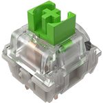Razer Mechanical Switches Pack – Green Clicky Switch (3. Gen, Optimiert für Gaming, Transparentes Switch-Gehäuse mit LED-Linse, Lebensdauer von 100 Mil. Tastenanschlägen, 3-polige Anschlüsse)