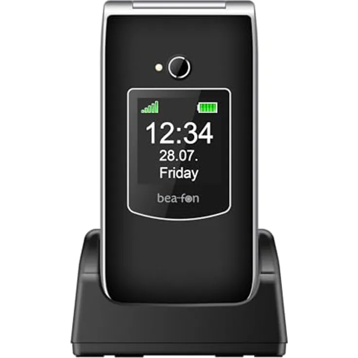 Beafon SL605 2G Smartphone mit 2,4 Zoll Display, 1,3 MP Kamera, Single SIM, Schwarz