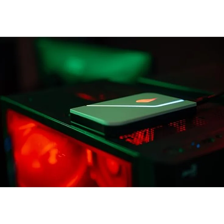 SureFire Pyrodrive Gaming SSD, 2 TB Externe SSD Festplatte, USB 3.2 Gen 1, weiß – Bild 4