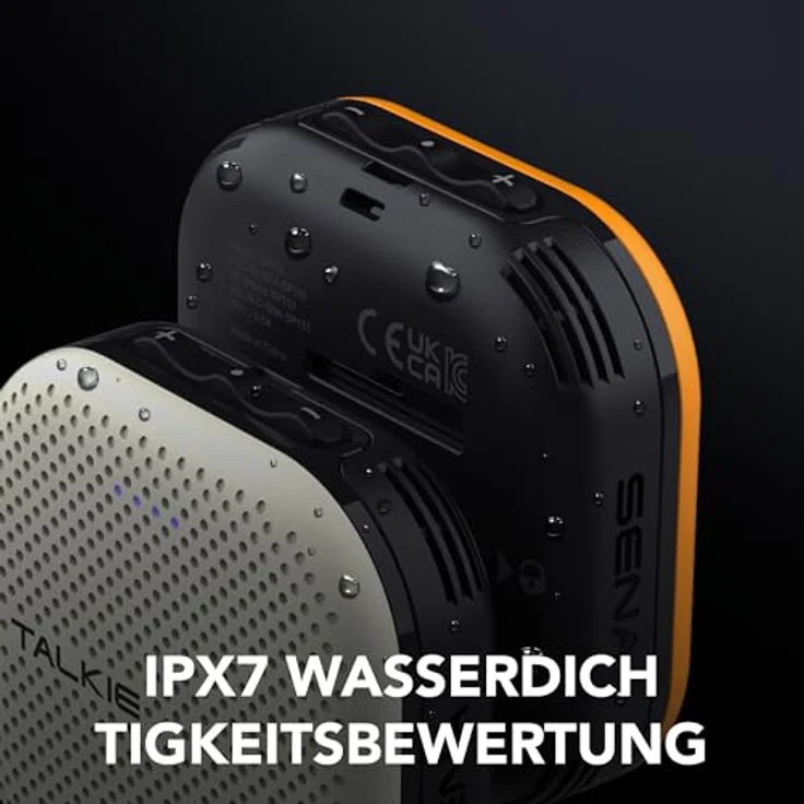 Sena TALKIE - Outdoor Kommunikationssystem - 2er-Set mit Mesh-Intercom, IPX7 wasserdicht, Mehrfarbig – Bild 3