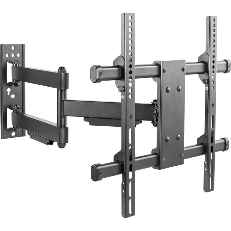 Munari SP754 Schwenkbare TV-Wandhalterung für Bildschirme bis 65", Tragkraft 50 kg, VESA 400x400, schwarz