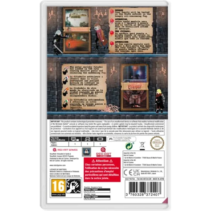 Red Art Games Skautfold (Bloody Pack), Metroidvania Abenteuer und Action-RPG für Nintendo Switch in London 1898 – Bild 2