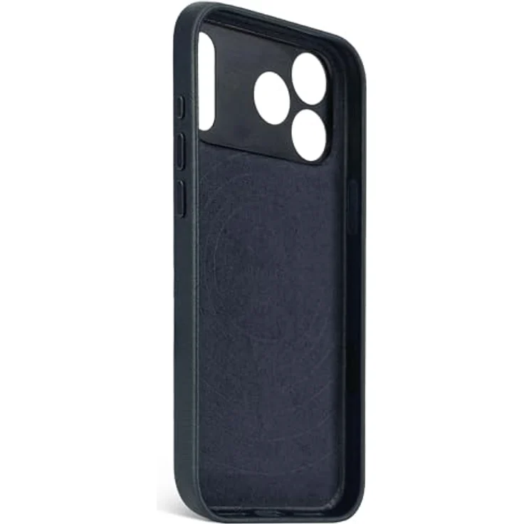 Decoded Lederhülle für iPhone 17 Pro Max, Premium ECCO Leder, MagSafe Kompatibel, Vollständiger Kameraschutz, Metalltasten, Marineblau – Bild 4