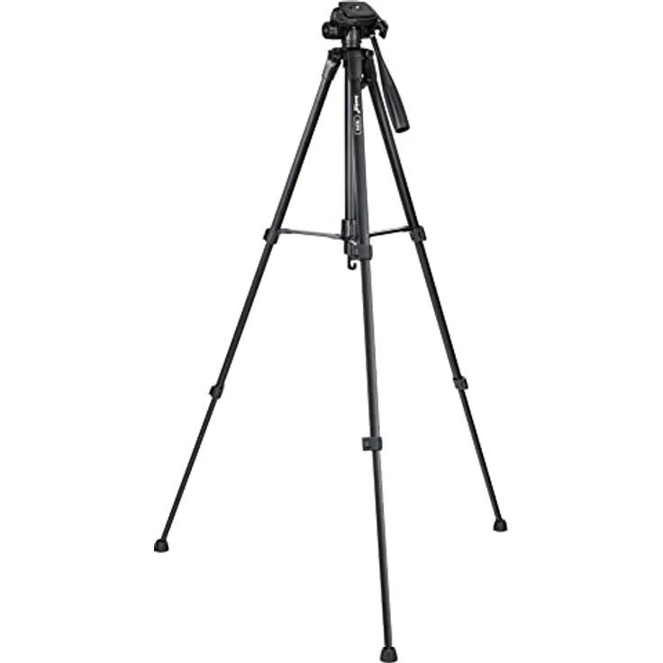Levenhuk Level Base TR20, Leichtes Dreibein-Bodenstativ mit Wasserwaage, 360° drehbarem Kopf und 490—1400 mm Höhe für optische Geräte bis 5 kg – Bild 5