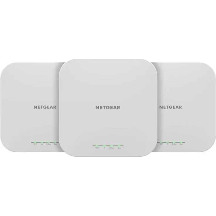 Netgear Wax610 3-Pack, WLAN 6 Access Points mit erweiterter Netzwerksicherheit und Cloud-Verwaltung