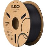 Elegoo PLA-CF Filament (Black, 1000 g), 3D-Druckmaterial in Schwarz mit Carbonfaser-Zusatz