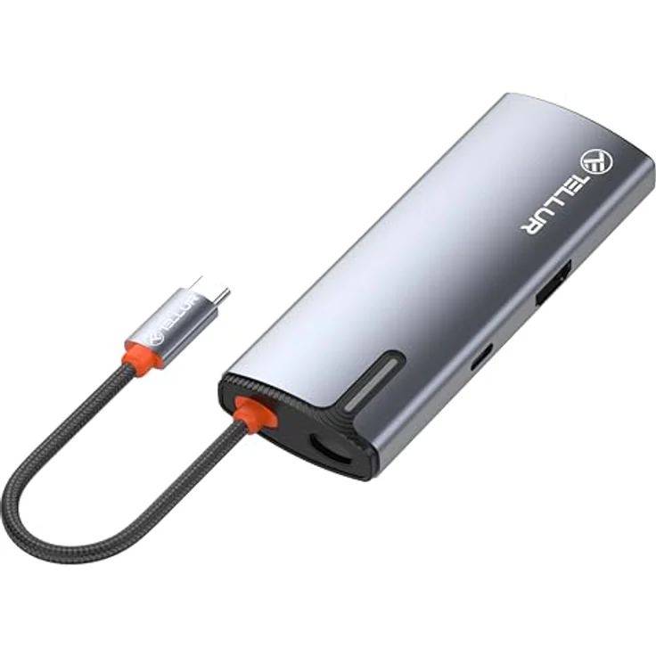 Tellur USB-C Hub, PD 3.0 100W, HDMI, 3X USB 3.0, kompakt und tragbar – Bild 5