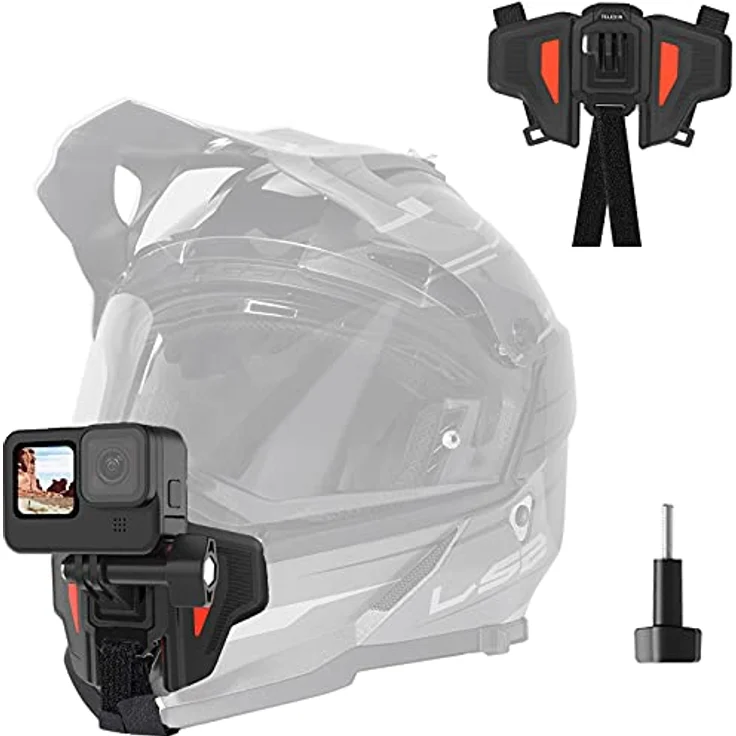 New Motorcycle Helmet Chin with J Hook Mount for GoPro Kameras – Bild 1