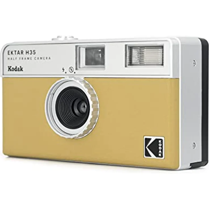 Kodak EKTAR H35 Sand Kompaktkamera, Halbbildkamera zur Reduzierung von Filmverbrauch und Kosten – Bild 3