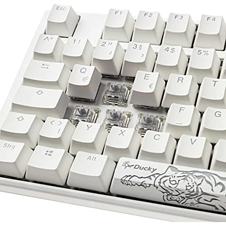 Ducky One 3 Classic Mechanische Tastatur - Mechanical Keyboard - Tastatur Gaming Mechanisch - Gaming Keyboard Mechanical - Mechanische Gaming Tastatur - TKL-Format 80% - MX-Speed-Silver – Bild 4