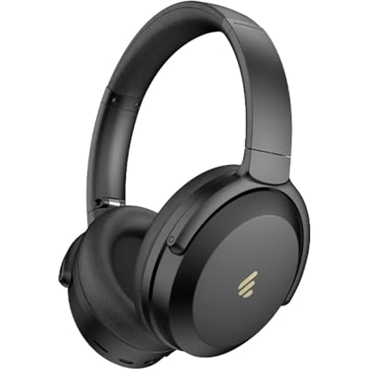 Edifier WH700NB Pro Kabellose Over-Ear Kopfhörer mit -43dB Aktiver Geräuschunterdrückung, Hi-Res Audio, AAC, Bluetooth V5.4, Multi-Point-Verbindung, AI-Klare Anrufe, Schnellladung, Faltbar - Schwarz