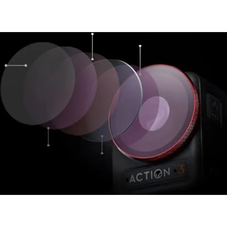 PGYTECH DJI Osmo Action 3 CPL Polarisationsfilter (professionell) wasserdicht & öldicht (P-32C-011) - Deutsches SCHOTT Glas, Luftfahrt-Aluminium, Farbsättigung & Bildklarheit – Bild 4