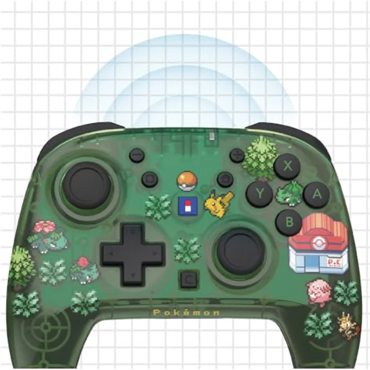 HORI PAD Turbo Wireless Controller - Pokémon Pixel Green - Kabelloser Gaming-Controller mit TMR-Sticks, Bewegungssensoren und bis zu 10 Stunden Akkulaufzeit für Nintendo Switch 2 – Bild 6