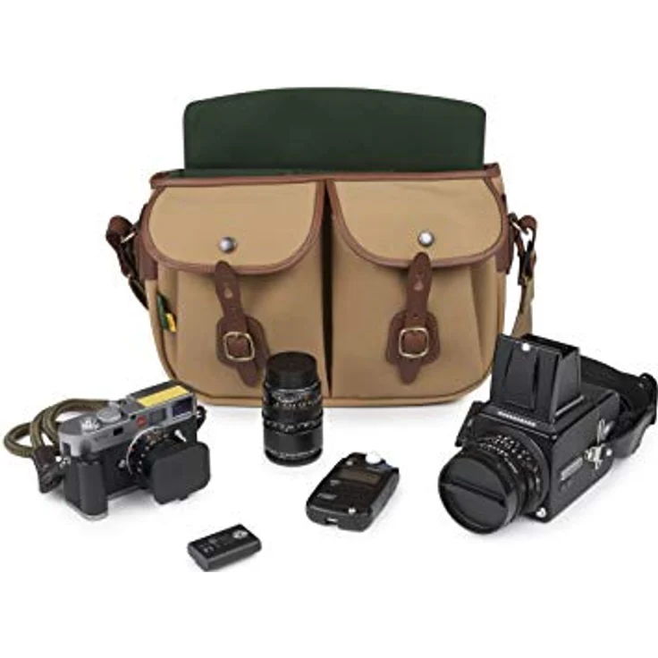 Billingham Hadley Pro 2020 Kameratasche (Khaki Canvas/Tan Leder) – Bild 5