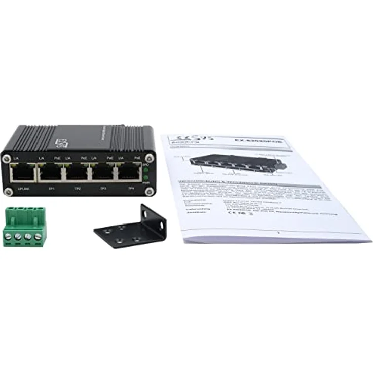 Exsys EX-62020PoE 5-Port PoE Industrie Ethernet Switch – Bild 5