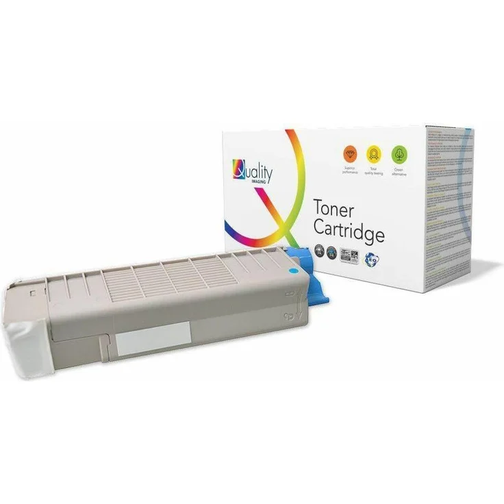 CoreParts Toner 43381907 (C), Cyan, hochwertige EU-Herstellung für Drucker und Kopierer