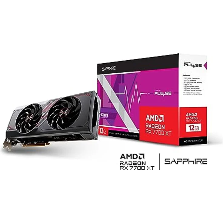 Sapphire Pulse AMD Radeon™ RX 7700 XT Gaming 12GB GDDR6 Dual HDMI/Dual DP – Bild 5